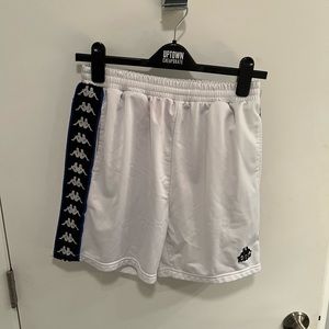 White kappa shorts size large